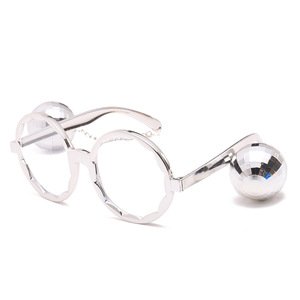 Vente chaude mariage Club bar mignon drôle pas cher <span class=keywords><strong>en</strong></span> plastique brillant accessoires décoration fête Disco lunettes - Product Image 2