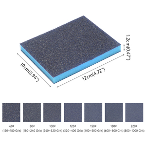 <strong>Wet</strong>/<strong>Dry</strong> Softback Foam Pad Sponge <strong>Sandpaper</strong> Double Abrasive Sanding Sponge Sided Sponge <strong>Sandpaper</strong> - Product Image 6