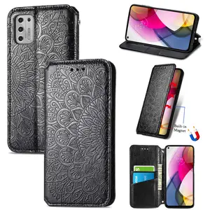 Casing Ponsel Dompet Kulit Bisnis untuk Motorola Moto G Power Play 2021 Stylus 4G 2022 G 5G Murni