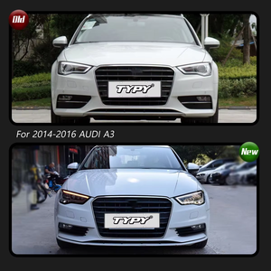 Fari <span class=keywords><strong>LED</strong></span> Dinamici con Indicatori di Direzione per <span class=keywords><strong>Audi</strong></span> <span class=keywords><strong>A3</strong></span> 2013-2016, Luci Auto Nuove con Lente Proiettore, Accessori Automobilistici - Product Image 6