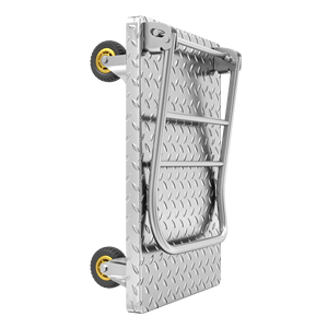 Heavy Duty Steel <strong>Trolley</strong> Goods Moving Warehouse Hand Push <strong>Flat</strong> <strong>Trolley</strong> Transport Folded Platform Hand Truck <strong>Trolley</strong> - Product Image 4