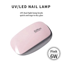 Mini lampe UV LED pour sécher le vernis gel, avec réglage de la minuterie, équipement portable pour la manucure, fournitures pour salon de manucure