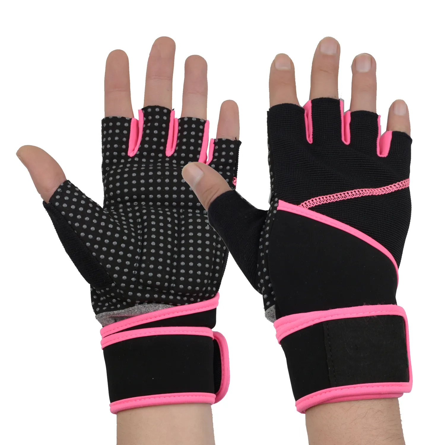 Mains libres soutien des poignets, gants de sport pour la pratique d'entraînement, musculation, poids au poignet