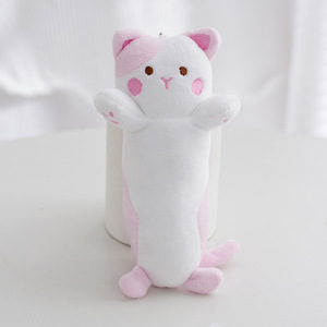 Auf Lager: 16cm Kawaii Plüsch-Katzen-Schlüsselanhänger, Kleiner Weicher Langkatzen-Plüsch-Schlüsselbund - Product Image 3