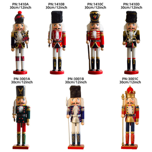 Bán Buôn Bằng Gỗ Giáng Sinh Trang Trí Tùy Chỉnh 12 Inches Solider <span class=keywords><strong>Nutcracker</strong></span> Cho Món Quà Giáng Sinh - Product Image 3