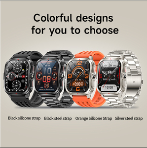 ساعة ذكية جديدة بنظام أندرويد مع شاشة مربعة TFT، منبه، إمكانية الرد على المكالمات، تتبع النوم، تنبيهات المكالمات والرسائل، مقاومة للماء، سوار سيليكون، إصدار برو ماكس - Product Image 2