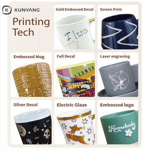 Chất Lượng Cao Xếp Chồng Thiết Kế 420Ml Quà Tặng Gốm Cốc Cà Phê Biểu Tượng Tùy Chỉnh Máy Rửa Chén An Toàn Đồ Đá Cốc Cho Giáng Sinh - Product Image 4