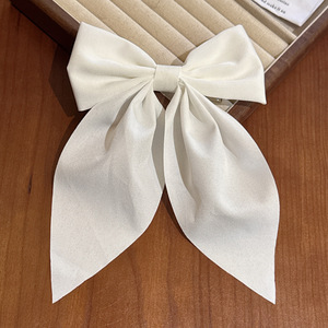 Pasadores para el Cabello con Lazo de Color Sólido para Niñas, Horquillas de Satén con Forma de Mariposa - Product Image 6