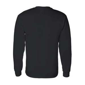 Camiseta de manga larga con cuello redondo de punto de alta calidad 100% para hombre, elegante Formal orientado a la exportación, de talla grande, precio barato al por mayor - Product Image 5