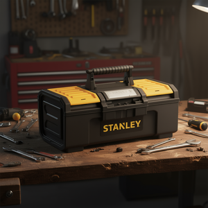 Caja de Herramientas Stanley de 18 Pulgadas, Resistente, con Cierre de Tapa y Asa, para Uso en Taller - Product Image 3