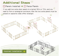 Barrière de sécurité pour bébé en bois durable et personnalisable, pliable, pour l'intérieur, avec verrouillage à l'épreuve des enfants, pour les tout-petits