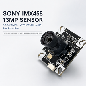 โมดูลกล้อง USB OEM 13MP IMX458 ขนาด 1/3.06 นิ้ว พร้อมเลนส์ M12 ปราศจากความผิดเพี้ยน สำหรับระบบวิชันฝังตัวแบบกำหนดเอง - Product Image 3
