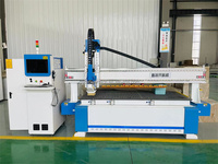 Machine de fabrication de portes de meubles et d'armoires en bois CNC avec changeur d'outils automatique, 8 outils ISO 30