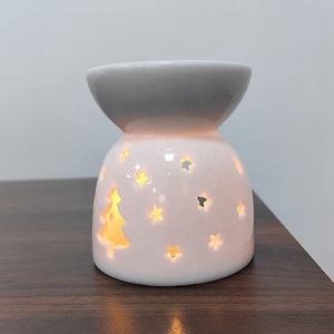 Nouvelles idées de produits 2026 Décoration de chambre à coucher Ramadan Porte-bougie chauffe-cire en céramique pour bougies chauffe-plat et brûleurs à huile - Product Image 4