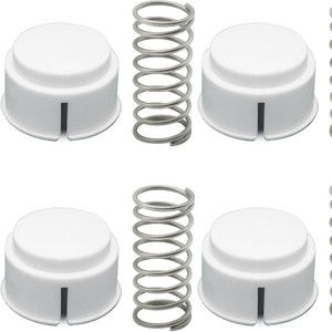 Igloo Cooler Replacement Buttons And Springs 4 Pack White PP Material For Playmate Insulation Box - Product Image 1