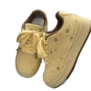 Korean Style Girls' Slip-On Shoes <b>Sweet</b> Little Design New Fashion Trend Lightweight & Versatile Patchwork <b>Flower</b> Decoration - Product Image 3