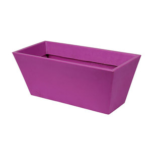 Produits <span class=keywords><strong>de</strong></span> rotomoulage personnalisés Jardinière rectangulaire d'extérieur en <span class=keywords><strong>fibre</strong></span> d'argile Pot <span class=keywords><strong>de</strong></span> fleur - Product Image 3