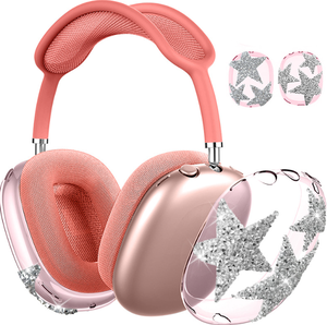 Funda para auriculares Ins Style New Shining Diamond Star adecuada para <span class=keywords><strong>Airpods</strong></span> <span class=keywords><strong>Max</strong></span>, funda para auriculares de TPU de tres piezas en varios colores - Product Image 2