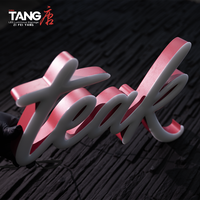 Lettres en acrylique 3D thermoformées personnalisées, étanches IP65, éclairées par LED multicolores, transformables, pour décoration
