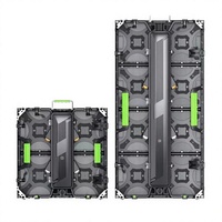 Écran LED extérieur IP65 P3.91 couleur pleine, panneau en aluminium moulé sous pression 500 x 500 mm, 4000 à 4500 nits, écran publicitaire 500 x 1000 mm