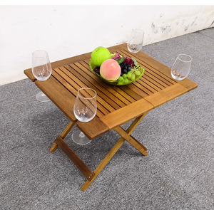 Luxury Teak Wood Furniture Outdoor <strong>Garden</strong> Patio Sets Teak Dinning Set <strong>Small</strong> Wood <strong>Table</strong> - Product Image 2