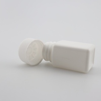 Emballage pharmaceutique en plastique HDPE coloré de qualité alimentaire en gros, pilule, 60 ml, vente chaude, flacon de capsule de médicament