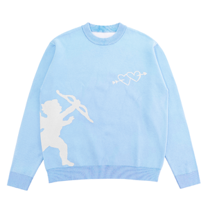 Maglione <span class=keywords><strong>Jacquard</strong></span> Oversize Unisex Personalizzato all'Ingrosso, Comoda <span class=keywords><strong>Maglieria</strong></span> in Filato di Alta Qualità e Traspirante per l'Abbigliamento Streetwear Invernale - Product Image 1