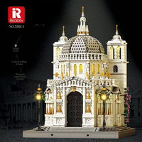 Reobrix 55014 2026 Nuevo Modelo de Iglesia Grande MOC City, Juguetes Educativos DIY para Niños, Niñas y Adultos, Regalos, 4270 Piezas, Juego de Bloques de Construcción