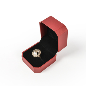 <b>Black</b> Classic Elegant Vintage Leather Jewelry <b>Box</b> Luxurious Paper Hot Stamped Bracelet Earring Necklace Ring Packaging for - Product Image 3