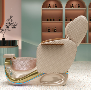 Nuevo Sillón de Pedicura de Lujo Moderno para Salón de Uñas con Función de Masaje, Diseño sin Tuberías, No Requiere Fontanería, Incluye Tazón para Pedicura - Product Image 5