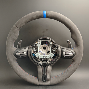 Volante Deportivo Personalizado de Fibra de Carbono Mate y Gamuza Completa para <span class=keywords><strong>BMW</strong></span> M3 E90 E92 E93 <span class=keywords><strong>M5</strong></span> <span class=keywords><strong>E60</strong></span> F10 F30 <span class=keywords><strong>M5</strong></span> - Product Image 2