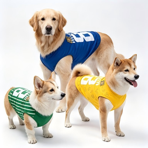 Ropa para Perros PhoenHorse, Diseño Clásico y Elegante de Lujo, para Perros Medianos, Verano 2026, Temática de Fútbol, Fabricación Especializada - Product Image 1