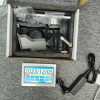 Yaomatec kode batang Logo Digital, Printer Inkjet terus menerus TIJ otomatis Online tanggal 12.7mm untuk karton plastik dan tabung logam