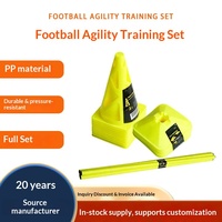 Conos de Entrenamiento de Fútbol, Marcadores, Obstáculos, Equipamiento de Fútbol y Baloncesto, Material PE, Equipo de Fútbol Meca para Entrenamiento de Voleibol