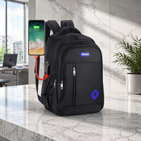 Sac à dos pour ordinateur portable, sac d'école pour lycéens et collégiens, sac à dos de voyage d'affaires, sac à dos imperméable avec port USB