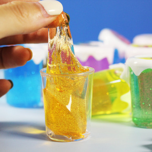 Vente en gros de slime pailleté DIY, argile douce cristalline, mini-bouteille, boue nuageuse, pâte transparente, jouets slime pour enfants - Product Image 5