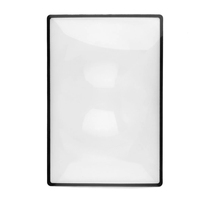 A5 feuille de loupe plate en PVC X3 loupe de Page de livre lentille de verre de lecture