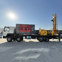 Plateforme de forage de puits d'eau montée sur camion, machine de forage d'eau profonde de 600 m
