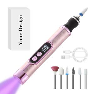 Máquina de Manicura Compacta 0728, Lima de Uñas Eléctrica, Lámpara de Curado UV, 5 Niveles, Ideal para Viajes - Product Image 4