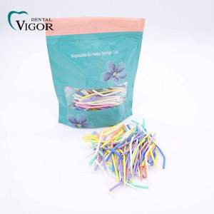 Seringue dentaire jetable à air et eau, multicolores, avec embouts à 3 voies - Product Image 3
