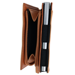 Porte-cartes en aluminium bloquant RFID Portefeuille en métal antivol avec doublure en nylon Type de fermeture ouverte courte longueur pour une utilisation bancaire - Product Image 4