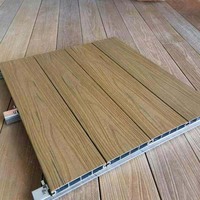 Planches de terrasse pour piscine et jardin, qualité supérieure, composite aluminium-plastique, terrasse extérieure, revêtement WPC co-extrudé