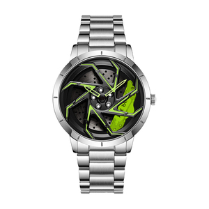 Reloj de Volante de Coche Personalizado de Metal para Hombre, Velocímetro con Banda de Acero Inoxidable - Product Image 6
