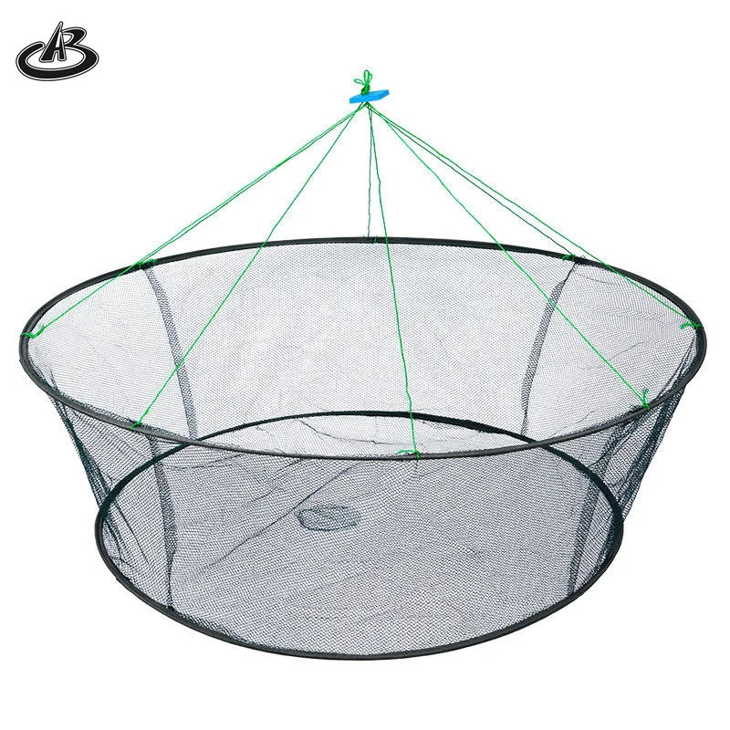 80 100CM Loose Mouth Folding Drop Fishing Net - Shrimp Catcher 80 100CM Loose Mouth Folding Drop Fishing Net - Shrimp Catcher