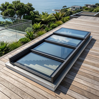 Lucarne coulissante en verre empilable robuste pour villa, balcon, terrasse – Étanchéité et isolation thermique – Conception sur mesure