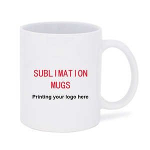 Weiße Keramik becher Stander Dinge gedruckt Kaffeetasse - Product Image 3