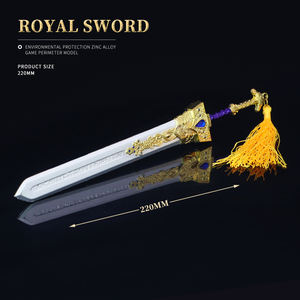 Juguete de lanza de aleación de zinc al por mayor el mismo llavero de metal llavero de juego Merch Warm Prompt - Product Image 4