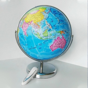 Seeball 32cm thông minh đọc giọng nói toàn cầu cho Niềm Vui Học Tập Địa Lý và trang trí nội thất tinh thể bề mặt của máy tính để bàn toàn cầu - Product Image 5