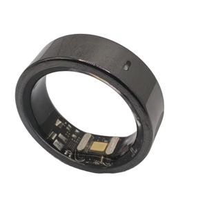 PENSVOX カスタムフィットネス睡眠トラッカー目覚まし時計スマートリングステンレス鋼合金アプリ制御音声録音振動ジェスチャー - Product Image 1