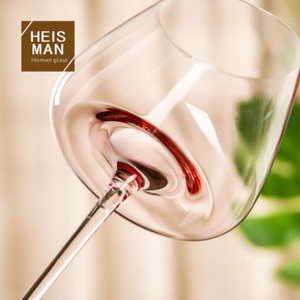 High-End Modern Handgesneden Roze Rode Wijnglas Met Schuine Bodem Champagneglas Kristalglas Eendelige Huwelijksgeschenken - Product Image 4